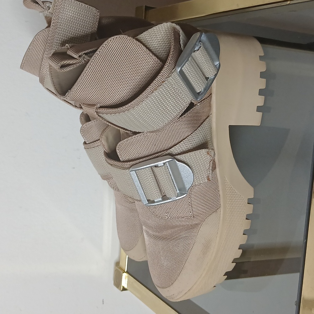 Steve madden beige Garden platform heeled boots size 6 - Picture 5 of 17